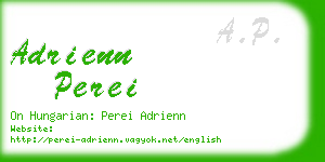 adrienn perei business card